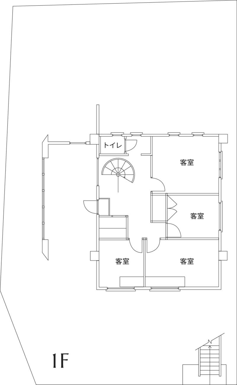 平面図-1F